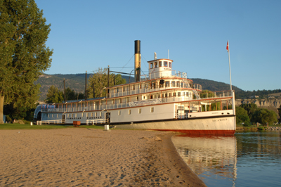 Sicamous Paddlewheeler In Penticton
